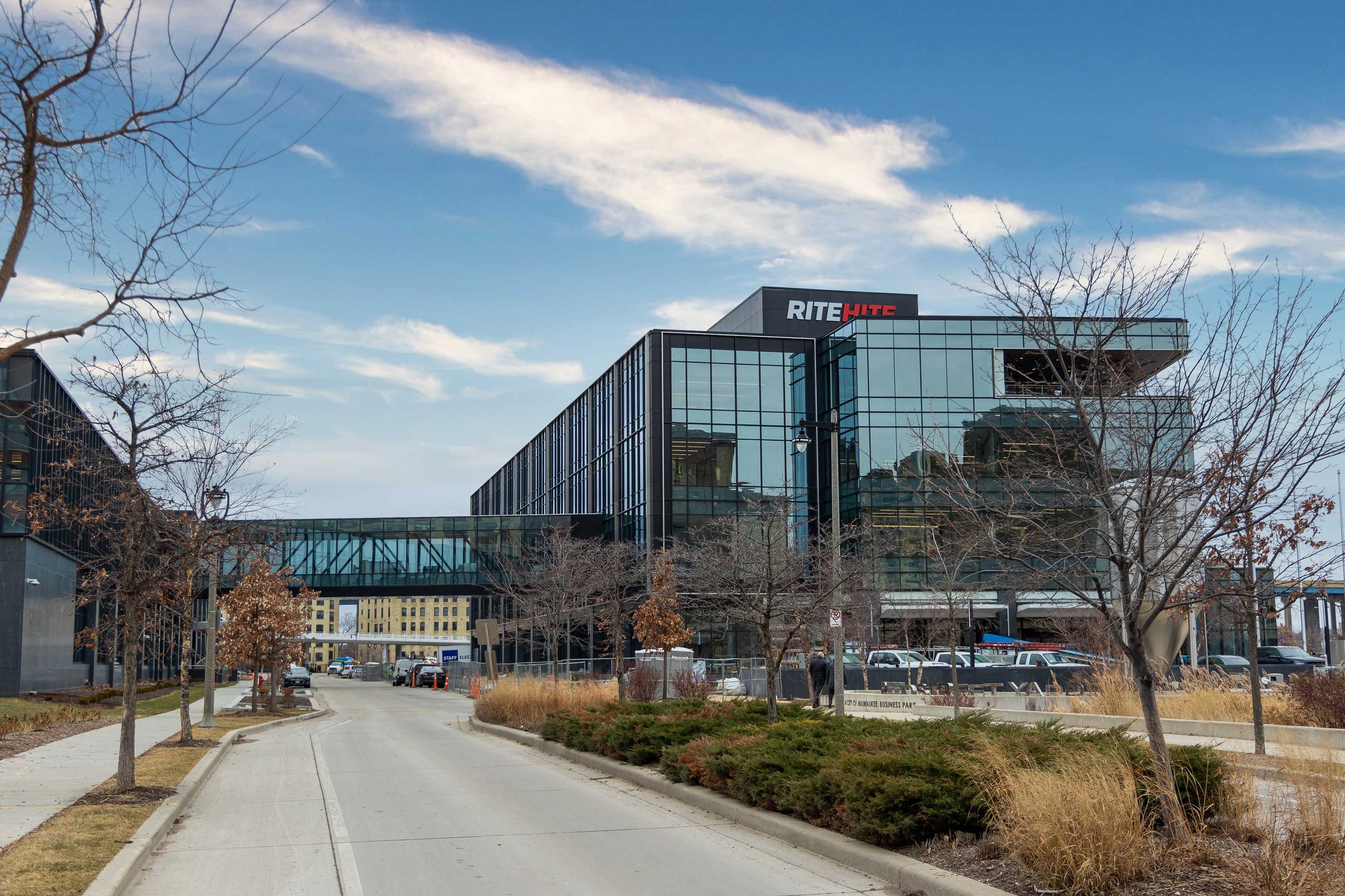 Corporate construction project RiteHite Headquarters in Milwaukee WI